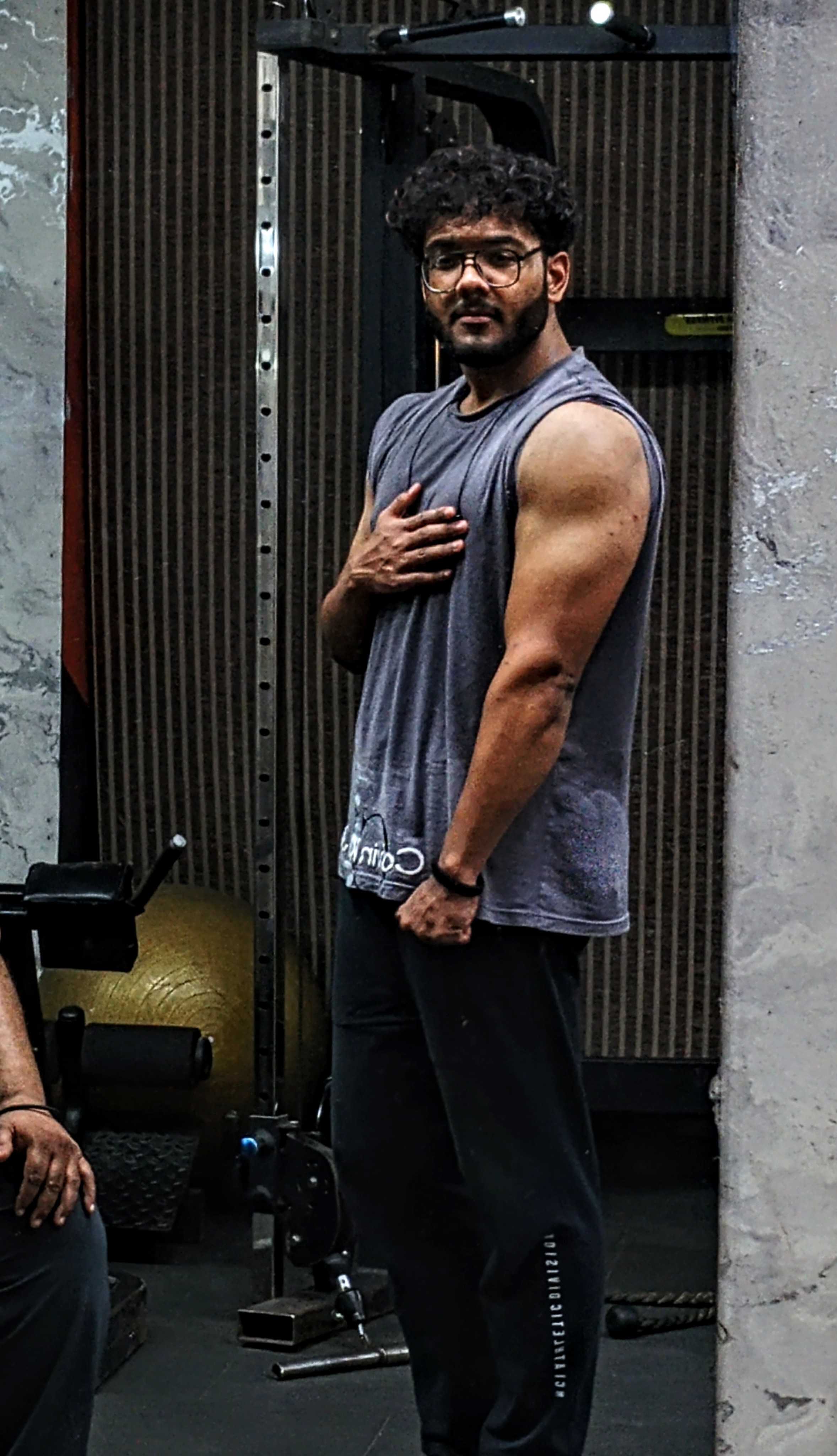 At the gym